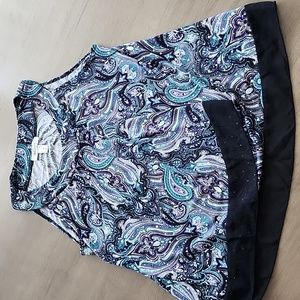 Dress Barn sparkly blouse tank top Size medium